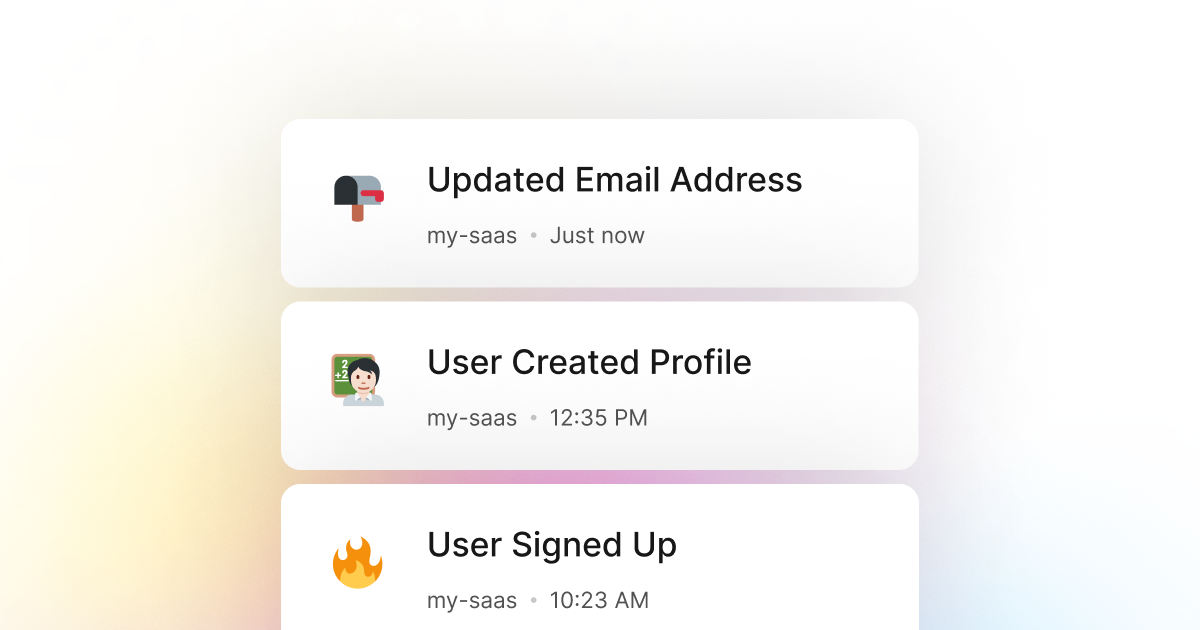 Monitor when a user changes their email address in your Python application