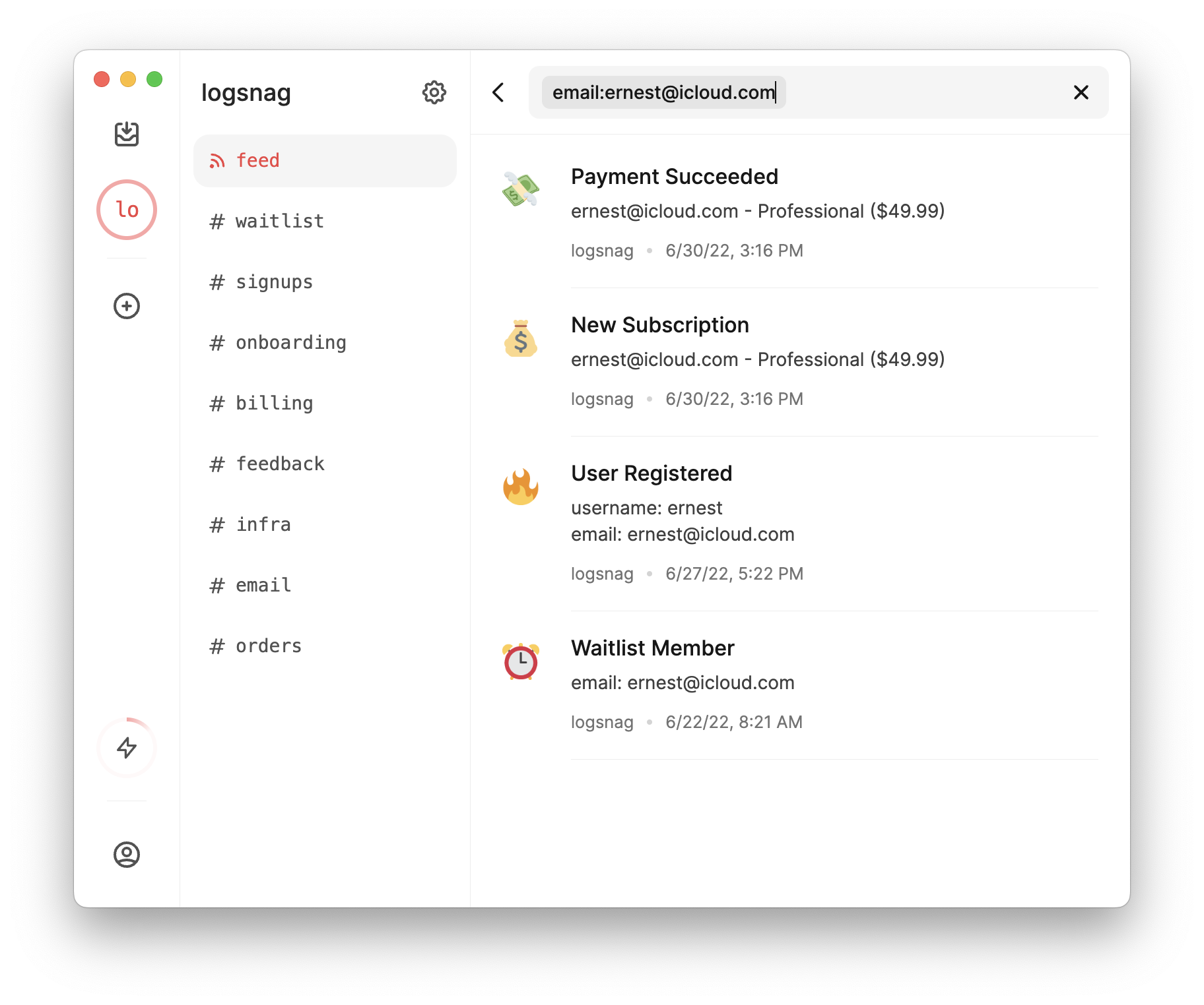 User Journey Tracking